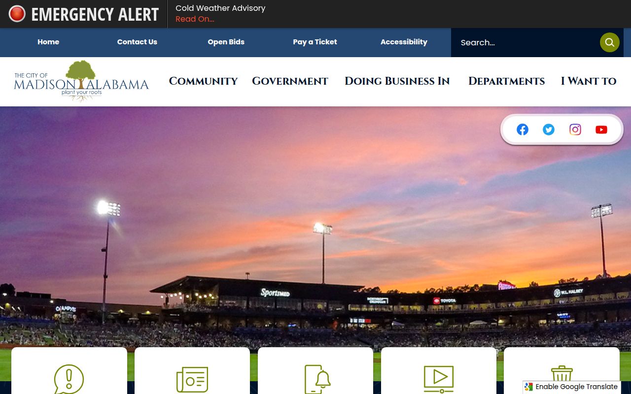 Madison city government website
