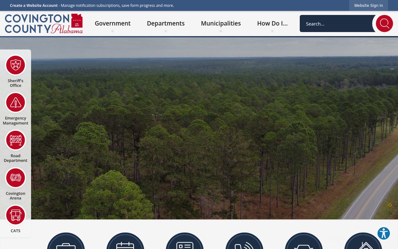 Covington County Sheriff office and jail booking records