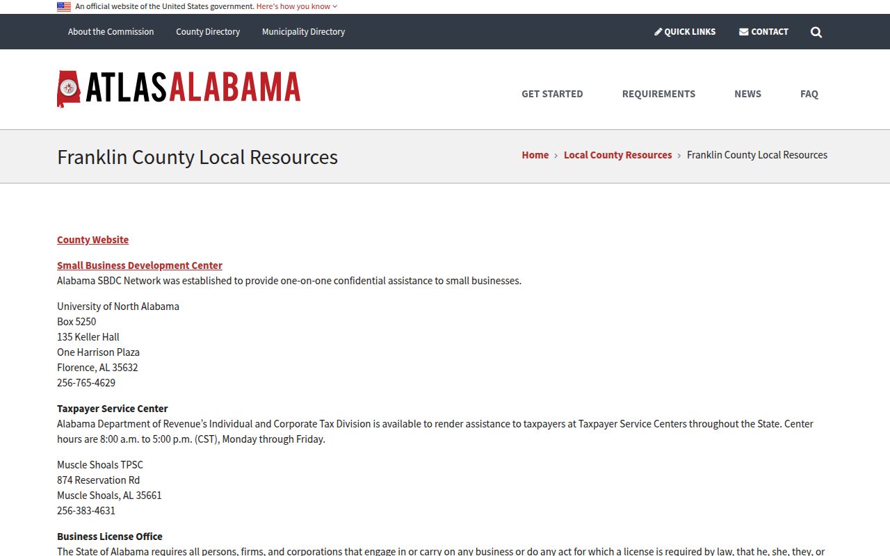 Franklin County Sheriff's Office jail records