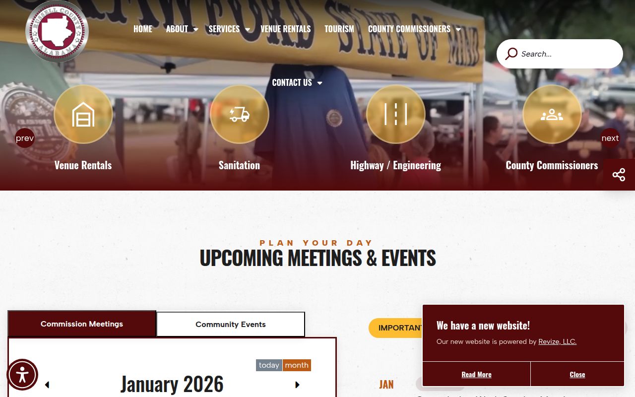 Russell County Sheriff office and jail booking records