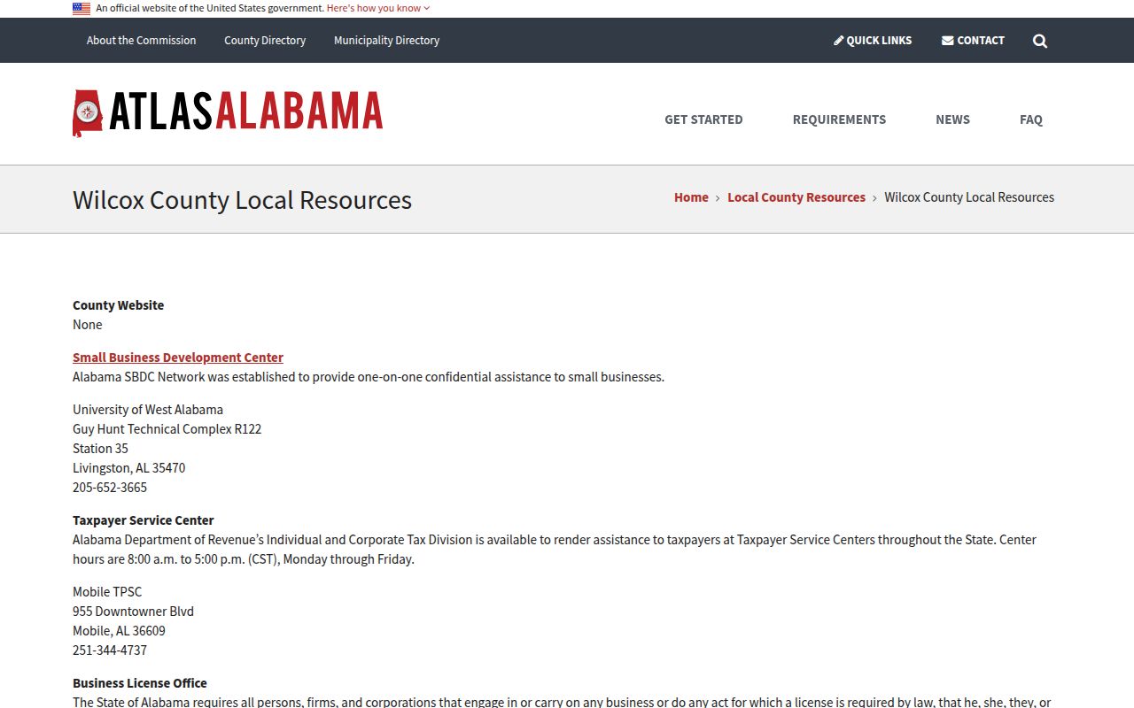 Wilcox County Sheriff office and jail information